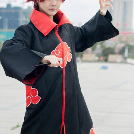 Halloween Ninja Cloak COS Costume Akatsuki Taka Hooded Robe