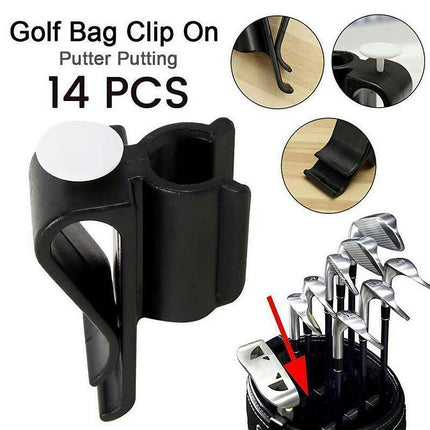 14Pcs Golf Bag Clip On Putter Clamp Holder Putting Club Ball  Marker Organizer Aimall