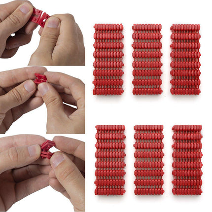 12/100pcs Red Switch and Receptacle Spacers Adjustable Depth Electrical Tool