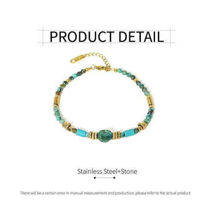 Bohemian Vintage Turquoise Bracelet Women Fashion Jewelry Beaded Gift
