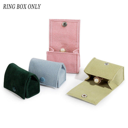 5pcs Portable Mini Jewelry Ring Box Travel Storage Case Small Jewelry Organizer