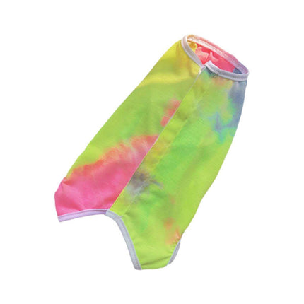 Pet Clothes for All Seasons Solid Color Striped Dog Cat Apparel Puppy Outfit
