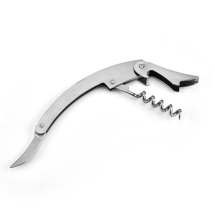 3pcs Portable Wine Bottle Opener Beer Bottle Corkscrew Seahorse Knife Bar Tools