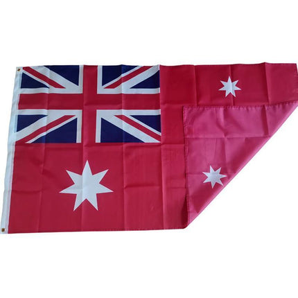 Large Australia Red Ensign Flag Duster Aussie Heavy Duty Marine Navy 90 x 150cm - Aimall