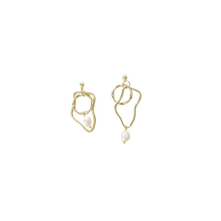 Vintage Baroque Style Imitation Pearl Earrings Women Elegant Fashion Jewelry