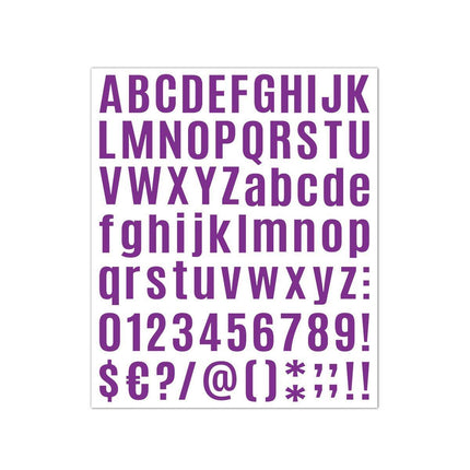 10pcs Letter Stickers Colorful DIY Scrapbooking Water Bottle Greeting Cards