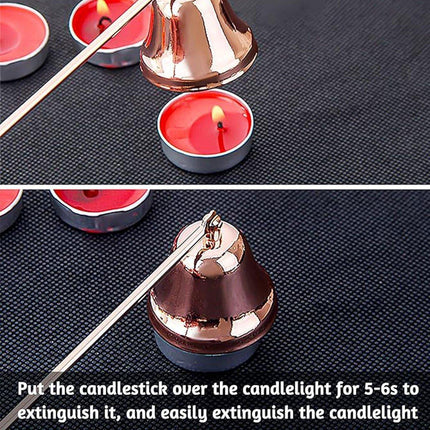 Stainless Steel Candle Flame Snuffer Candle Stopper Wick Snuffer Home Candle Tool