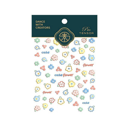 Chinese Style Nail Stickers Flower Decorations DIY Nail Stickers Nails Art - Aimall