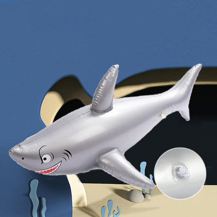 PVC Simulation Inflatable Shark Fun Water Toys For Kids Children Swimming Pool - Aimall