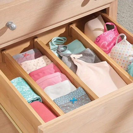 2PCS Expandable Drawer Partition Organiser Household Storage Divider Panel