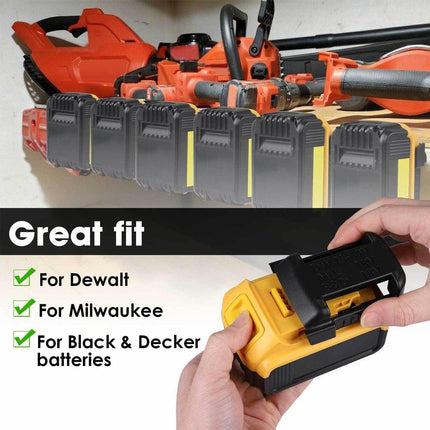 5pcs Battery Protective Cover with Belt Clip Plastic Wrap for Secure Storage