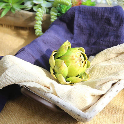 4PCS Artificial Succulent Plant French Lily Artichoke Head Household Room Decor
