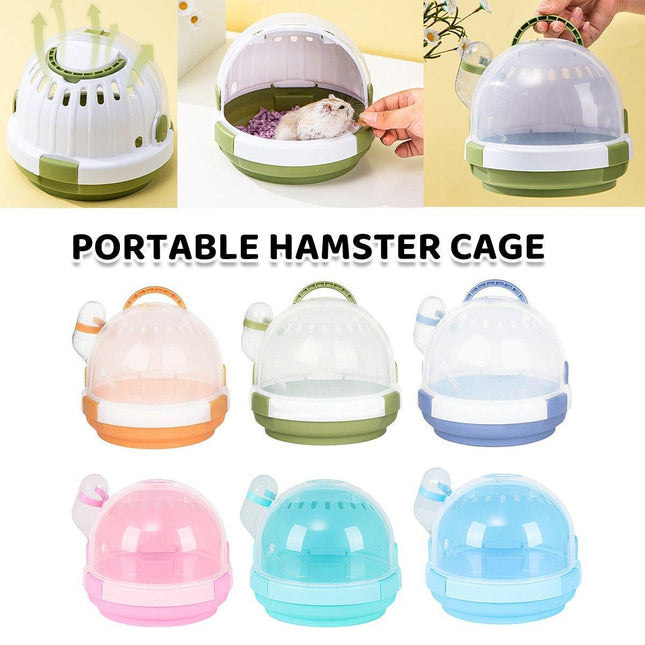 UFO Hamster Cage Portable Outside Cage for Small Pet Golden Bear Supplies