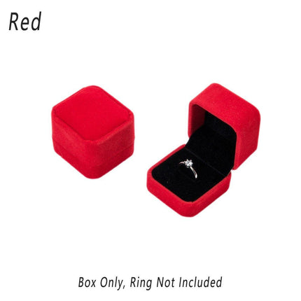 10X Flannel Ring Jewelry Earring Ring Jewelry Boxes Exquisite Gift Organizer