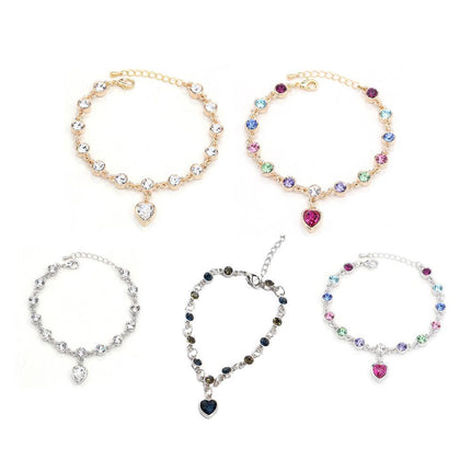 Womens Constellation Bracelet Set Simple Love Zodiac Jewelry All in One Gift