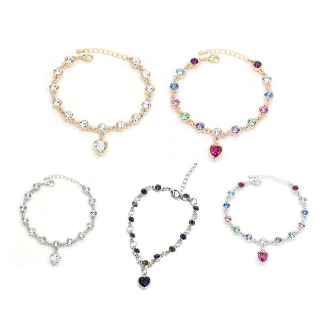 Womens Constellation Bracelet Set Simple Love Zodiac Jewelry All in One Gift