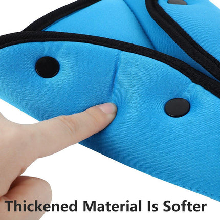 Foldable Car Seat Belt Triangle Retainer Buckle for Child Safety Shoulder Strap