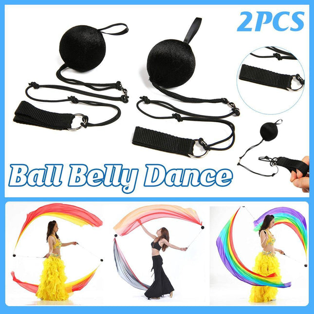 Adjustable Belly Dance Poi Balls Props Belly Dance Accessories Hand Balls Set