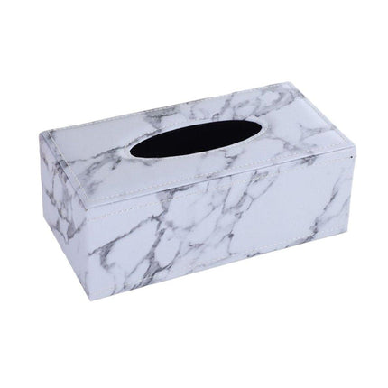 High-End PU Leather Tissue Box Holder for Hotel Home Office Decor Elegant Design