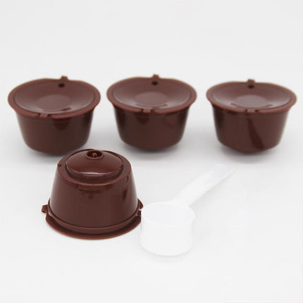 2 Sets Coffee Filter Pod dolce gusto Nescafe Capsule Cup Reusable Pod Refillable - Aimall