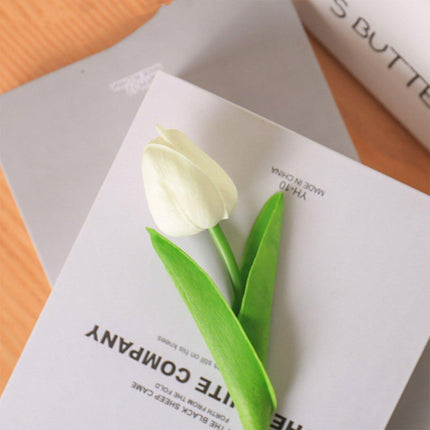 20PCS Real Touch Artificial Tulip Bouquet Fake Flowers for Home Wedding Decor