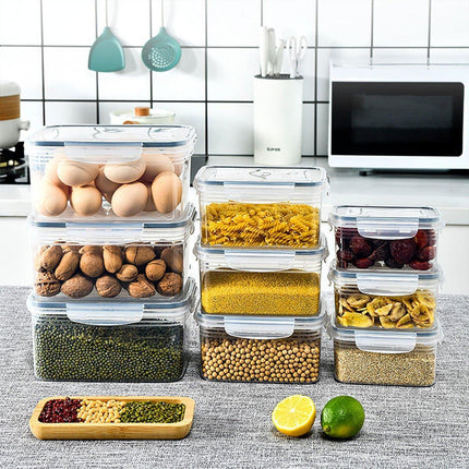 3PCS Food Storage Container Set Fridge Microwave Plastic Safe Fresh Keeping Box