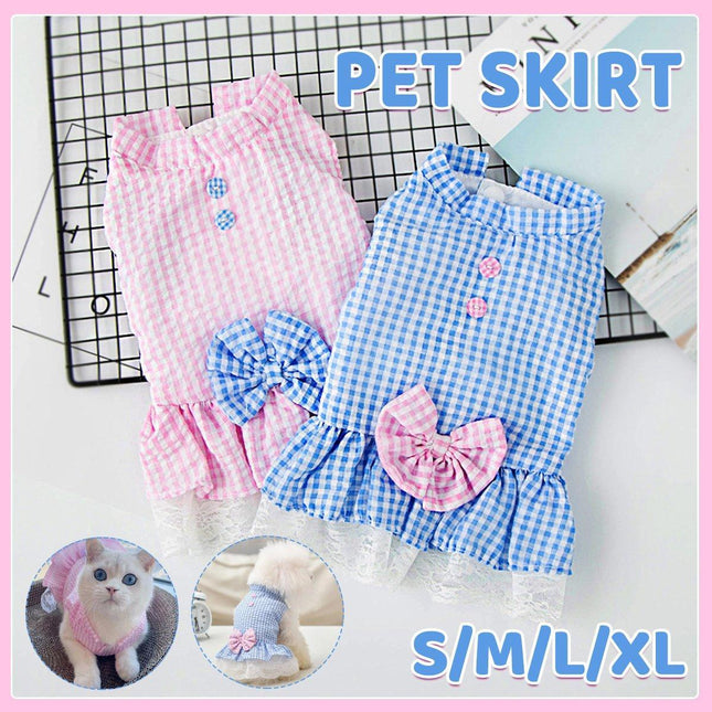 Cute Small Dog Dress Puppy Clothing Pet Apparel for Summer Fashion Outfit