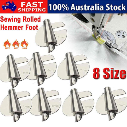 Household Sewing Machine Attachment Spiral Flanger Towel Fabric Puller Tool