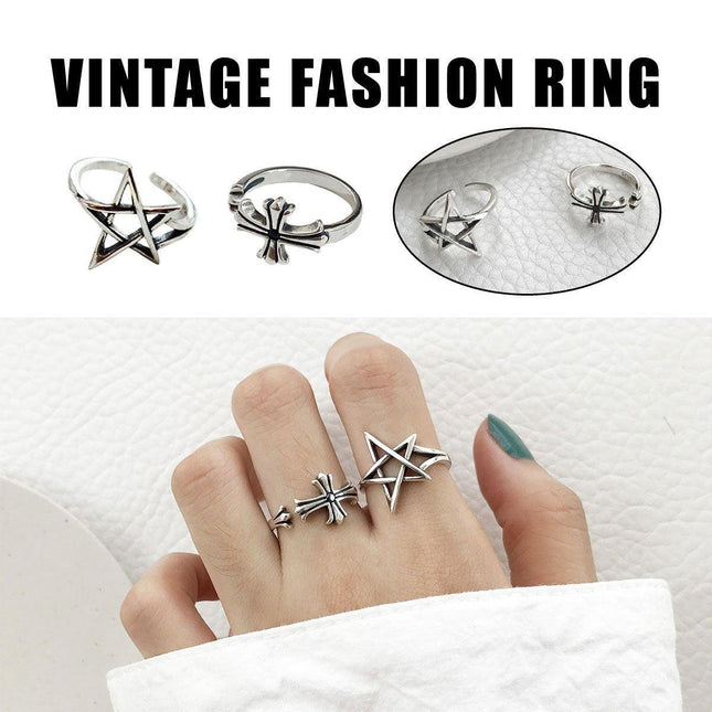 Adjustable Punk Retro Ring Fashion Jewelry Index Finger Statement Gift