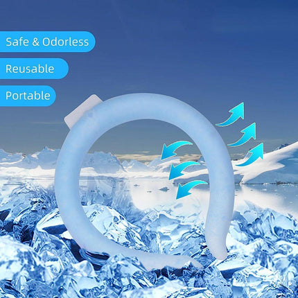 Cooling Ring Summer Supplies Cool Neck Collar Outdoor Sports Cool Ice Neckband
