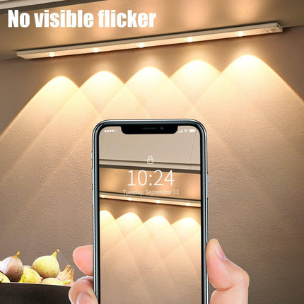 Ultra-Thin Intelligent LED Motion-Sensing Light Bar Rechargeable Strip Lamp