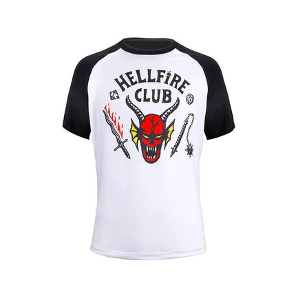 Stranger Things Hellfire Club Short Shirt Sleeve Baseball Unisex T-Shirt S~XXL AU - Aimall