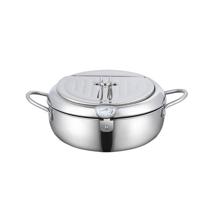 304 Stainless Steel Japanese Tempura Household Oil Saving Frying Fryer Nonstick