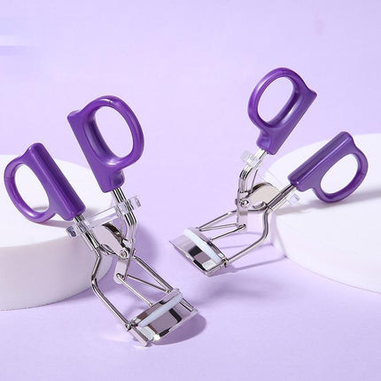 Mini Eyelash Curler with Silicone Refill Pads Make Up Tool for Women Girl Beauty - Aimall
