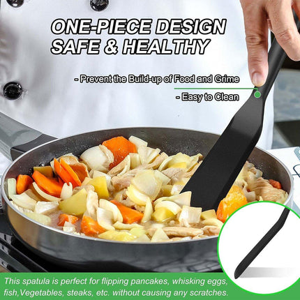 4PCS Kitchen Silicone Spatula Frying Shovel Non-stick Pan Frying Fish Shovel