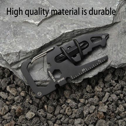 Portable Multifunctional Tool Card Outdoor Survival Combination Tool for Home