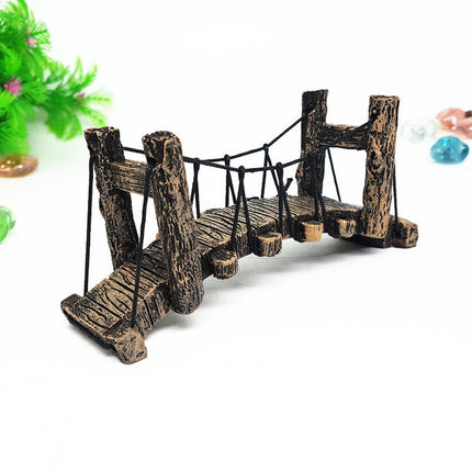 Resin Bridge Aquarium Decoration Fish Tank Accessories Shrimp Tortoise Climbing