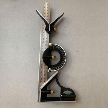 300MM Multifunctional Angle Ruler with 180 Degree Protractor Level Woodworking Tool