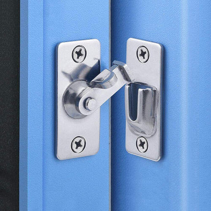 90 Degree Stainless Steel Latch Safety Right Angle Sliding Door Lock Door Hasp - Aimall