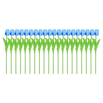 20PCS Real Touch Artificial Tulip Bouquet Fake Flowers for Home Wedding Decor
