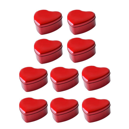 10pcs Iron Box Wedding Candy Boxes Tea Storage Durable Party Favor Containers