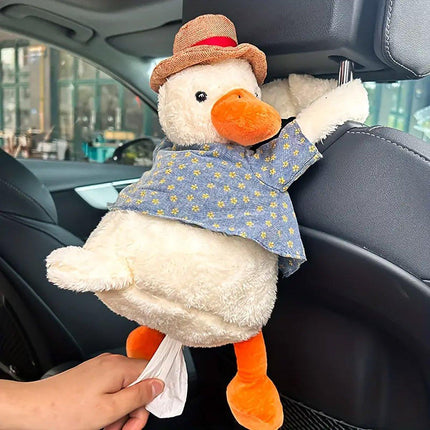 Cute Cartoon Tissue Box Holder for Car Home Female Auto Accessories Paper Case