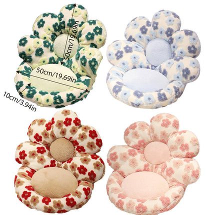 Cute Soft Seat Cushion Flower Shaped Lazy Sofa Pad for Office Chairs and Home Use