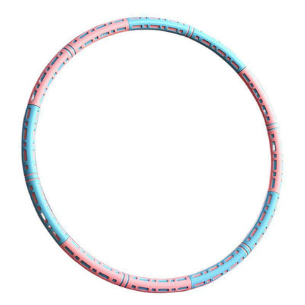 Detachable Weighted Hula Hoop Fitness Equipment for Home Exercise Use