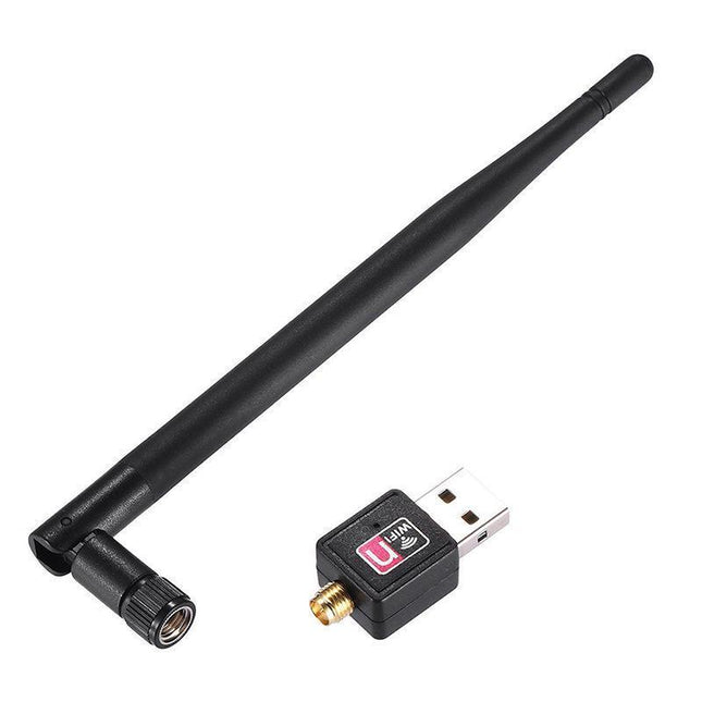 802.11AC AC600 USB WiFi Wireless Adapter Dongle WPS 5GHz Dual Band 5dBi Antenna - Aimall