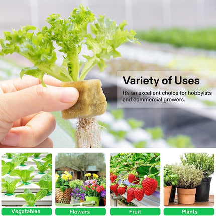 25X25 Type 100 Grain/Bag Soilless Culture Hydroponic Seedling Rock Wool Substrate