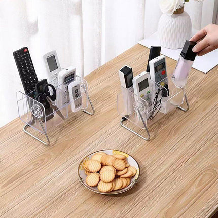 6 Compartment Remote Control Organizer Miscellaneous Shelf Living Room Storage