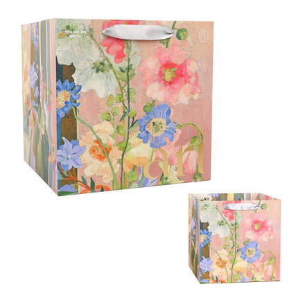 10pcs Floral Oil Painting Tote Bags Gift Packaging for Chinese Valentine's Day