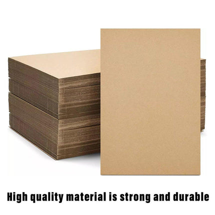 50pcs Corrugated Cardboard Sheets Express Carton Spacer Gasket Packing Material