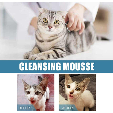Pet Dry Cleaning Foam No Water Needed Deodorant Shampoo for Dogs and Cats